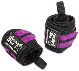 Wrist Wraps VROUWEN Zwart / Paars | Gorilla Wear® Wrist Wraps VROUWEN Zwart / Paars | Gorilla Wear®