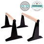 Houten Parallettes Met Ergonomisch Houten Handvat - Medium | Pullup &amp; Dip&reg;