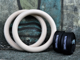 Houten Turn Gym Ringen 28MM – Inclusief Verstelbare Straps en Draagtas | StreetGains®_