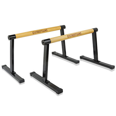 Houten Parallettes - Medium | StreetGains® Houten Parallettes - Medium | StreetGains®