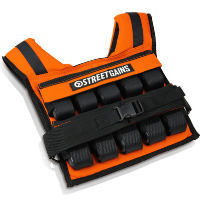 Gewichtsvest 20KG Oranje PRO | StreetGains® Gewichtsvest 20KG Oranje PRO | StreetGains®