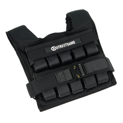 Gewichtsvest 20KG Zwart – Inclusief Gewichten | StreetGains®