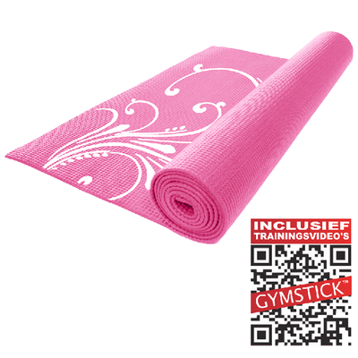 Fitness Yoga Mat Roze 4MM | Gymstick®