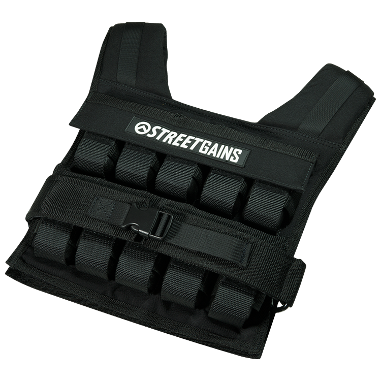 Gewichtsvest 20KG Zwart - Inclusief Gewichten | StreetGains®