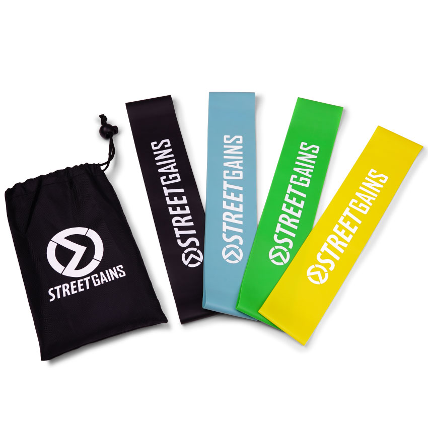 Rubberen Booty Bands Pack - Mini Fitness Elastiek - Inclusief Opbergtas | StreetGains®