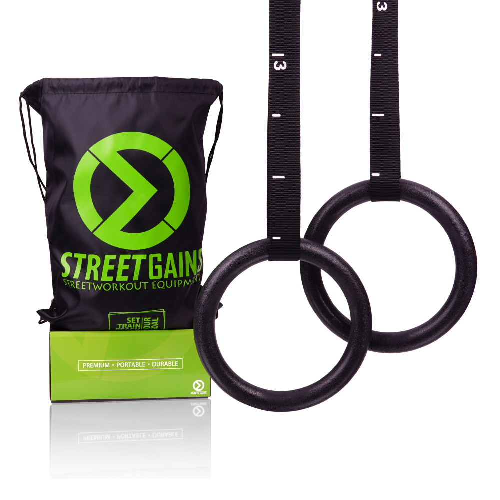 ABS Turn Gym Ringen - Inclusief Verstelbare Straps en Draagtas | StreetGains®