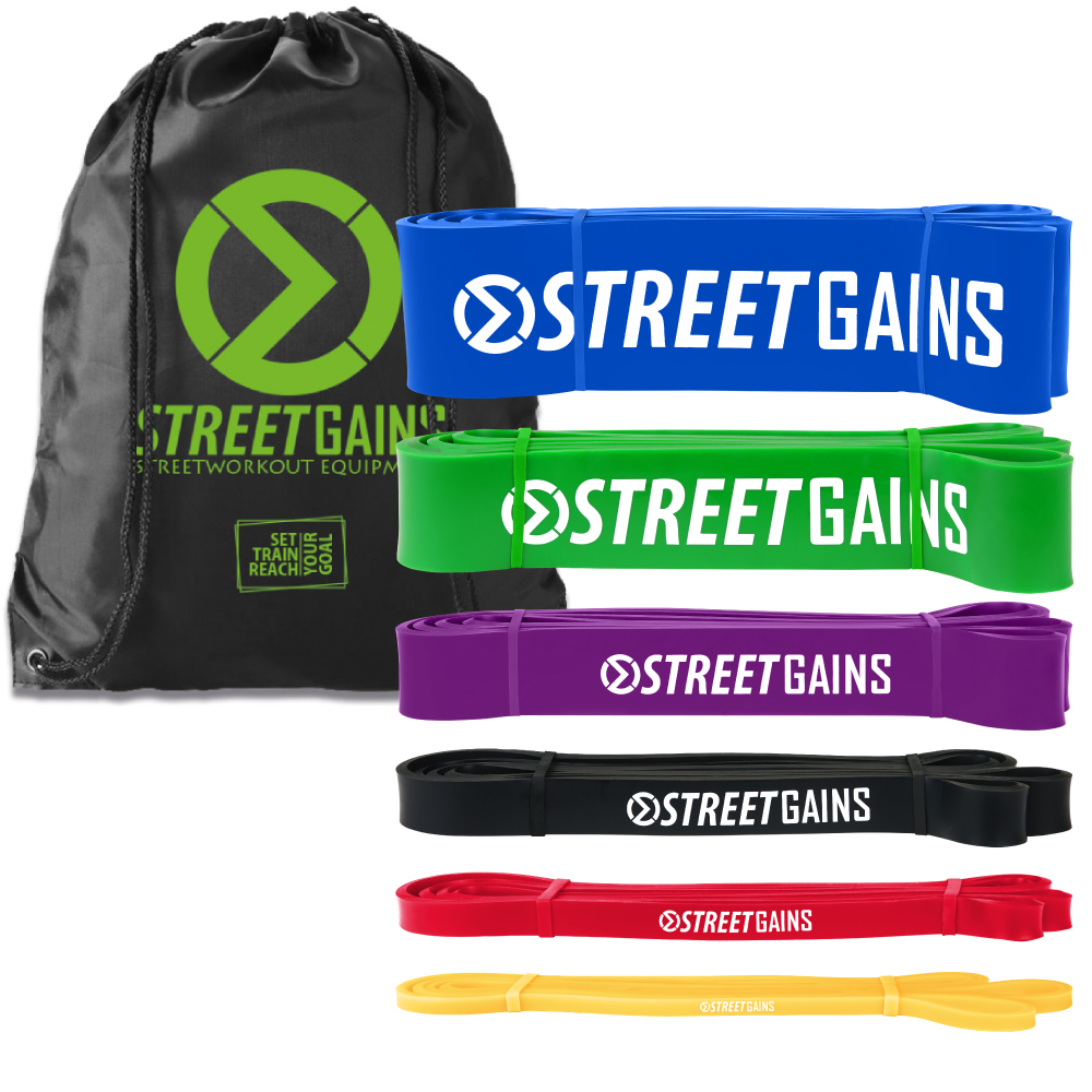 Complete Pack - Resistance Fitness Bands - Inclusief Draagtas | StreetGains®